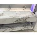 Double Basin Marble Decor Washbasin 150cm