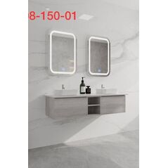 Decorative washbasin for two basins, Plywood, size 150 * 48